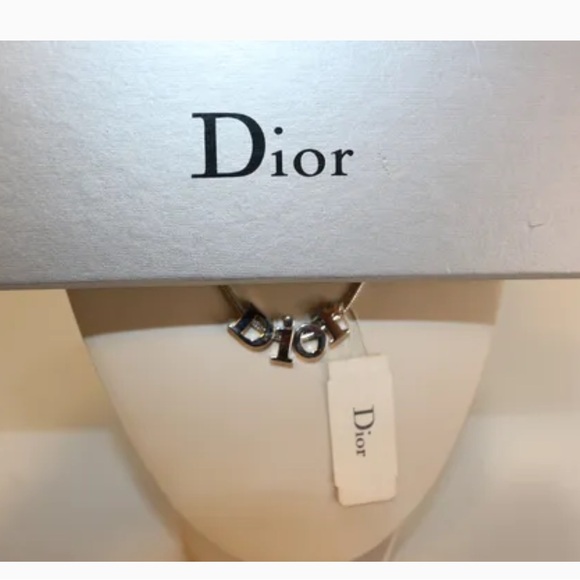 NWT Christian Dior Dior Initial Necklace - Picture 2 of 5